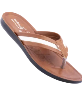 Men's Brown V Strap-Art No.5010