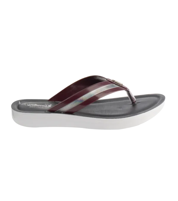 Women's  Wine  V Strap-PL-1002 - Image 2