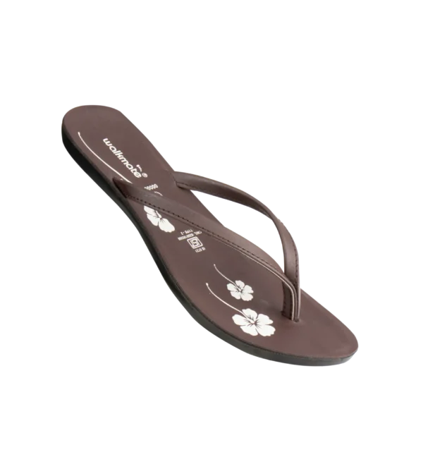 Women's Brown V Strap-Art No.1031