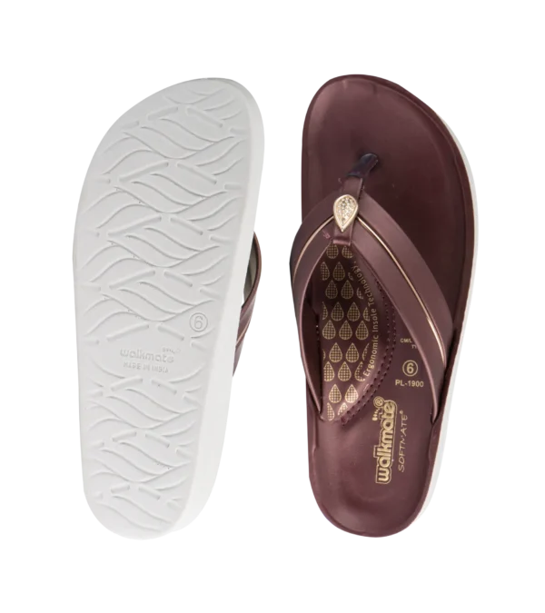 Women's  wine  RYDO V strap-Art No. PL-1900 - Image 3