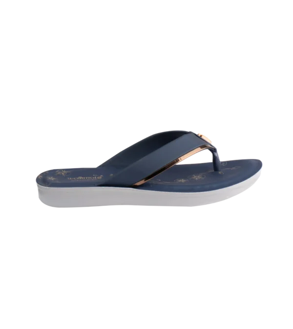 Women's  Blue  Green & Brown V Strap-PL-1005 - Image 2