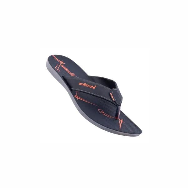 Men's Blue & Orange Casual V Strap-Art No. 701
