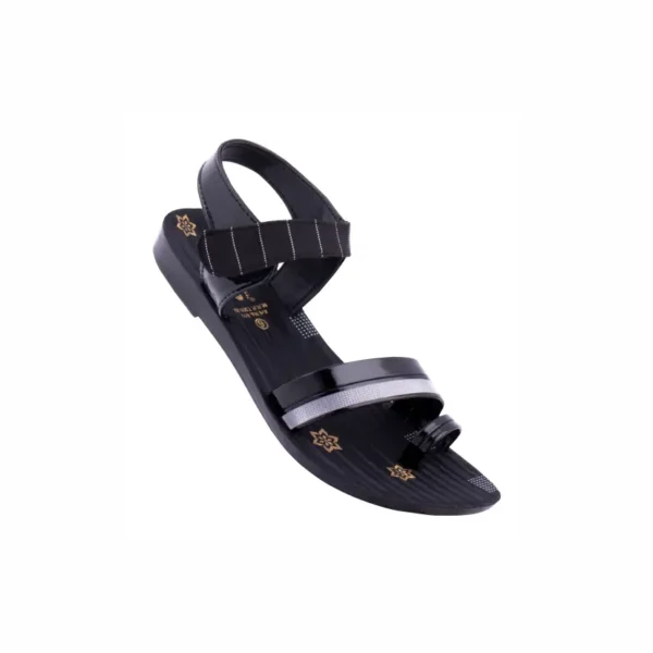 Women's Black Sandals-Art No.815