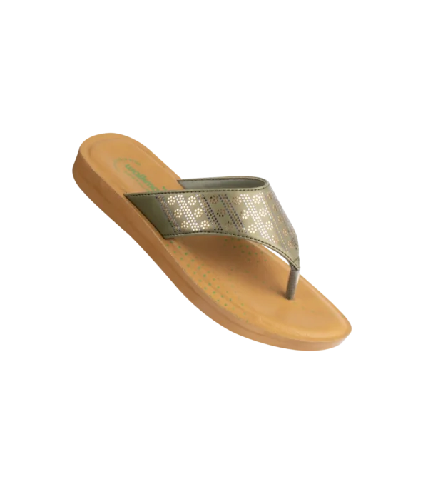 Women's  Green V Strap-PL-1004