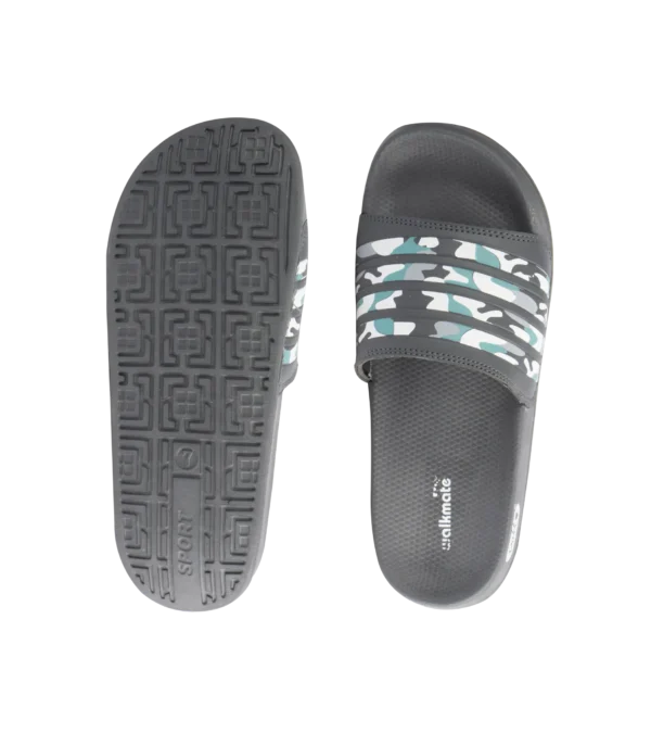 Mens Grey & Blue  Eva Sliders-Art No. 16001 - Image 3