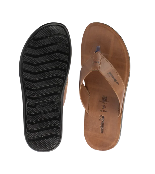 Men's Tan and Brown V Strap-Art No.PG-5042 - Image 3