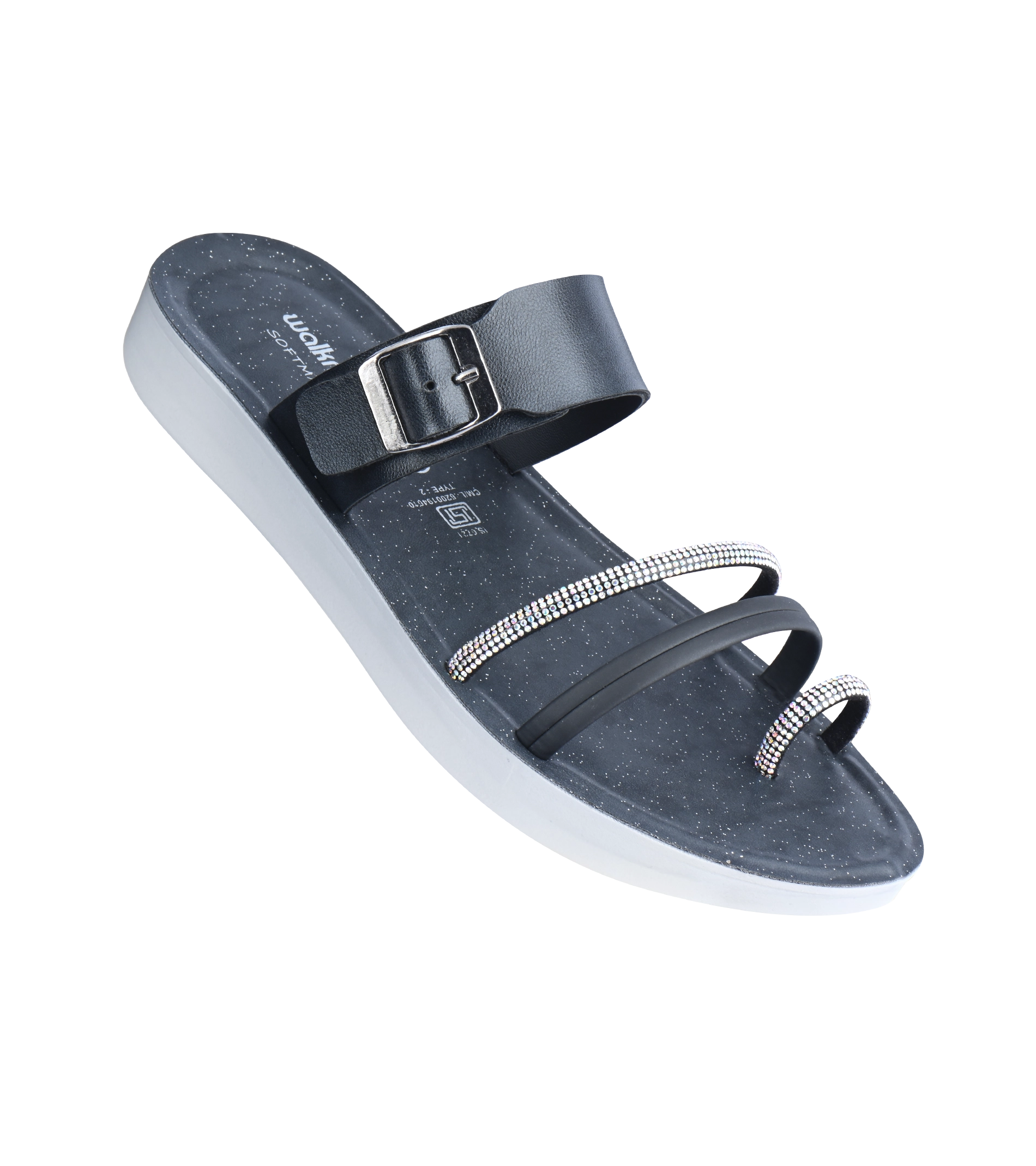 Women's Black & Peach Covering-Art No. PL 2033