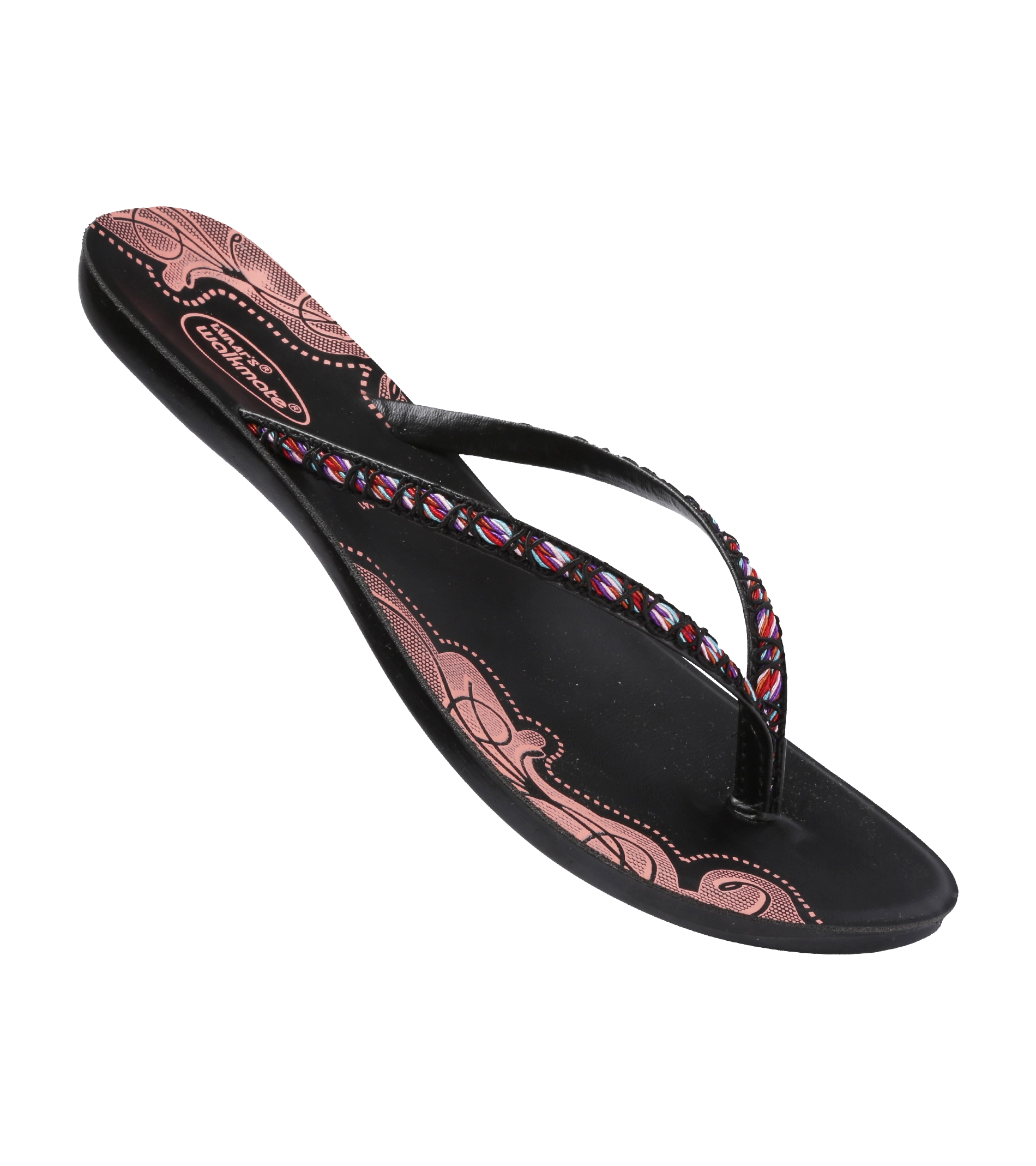 Women's Pink V Strap-Art No. 1441