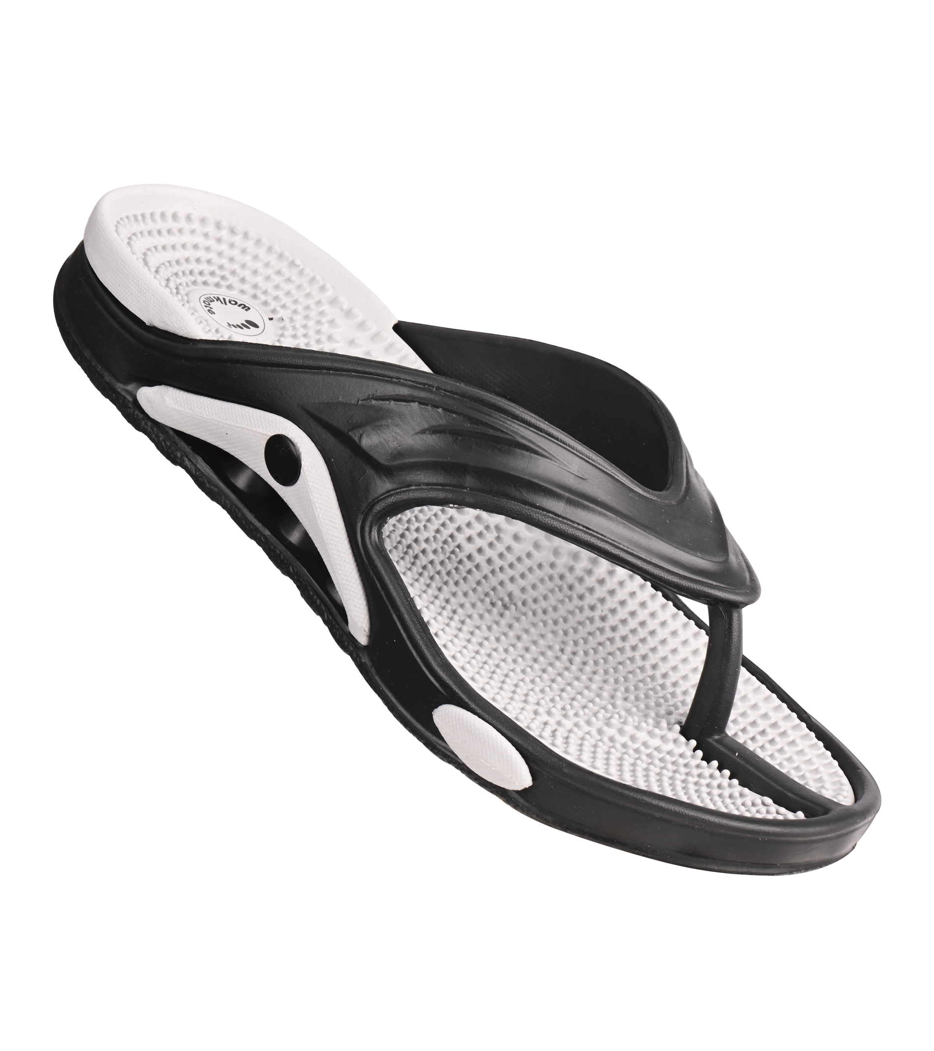 Mens Black Grey and Navy Blue Grey Eva V strap -Art No. 7935